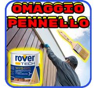 fondo impregnante protettivo per legno da 5 litri noce scuro antitarlo omaggio