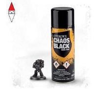 CHAOS BLACK SPRAY nero Citadel model paint base per miniature Games Workshop