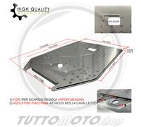 FONDO PEDANA CON RINFORZI ( LAMIERA 1 mm ) TIPO ORIGINALE PER VESPA 50 N L R