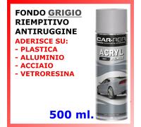 Fondo Riempitivo per Carrozzeria Spray Acrilico Antiruggine Aggrappante Plastica
