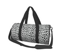 Fondo senza cuciture di disegno del modello del leopardo, Borsone da viaggio di grande capacità Borsa rotonda Borsa da viaggio sportiva Borsa da viaggio Borsa da fitness
