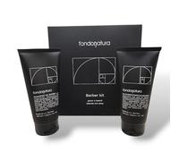 Fondonatura Barber Kit composto da shampoo da barba da 100 ml e olio da barba da 50 ml
