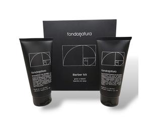 Fondonatura Barber Kit Shampoo e Olio da barba