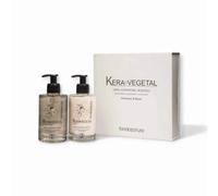 Fondonatura Kit Kera Vegetal Shampoo e Maschera Ricostruzione, 215 ml