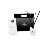 FONDONERO NAPOLI - Profumatore Ambiente Bastoncini 200 ml - Diffusore Casa Vento di Primavera - Note Fiorite e Avvolgenti di Tuberosa, Gelsomino e Vaniglia - Idea Regalo Elegante con Shopper