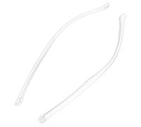 FONDOTIN 1 Paio Stanghette Occhiali Trasparenti senza Viti Clip, Gambe di Ricambio Leggere per Montature in Plastica, Sostituzione Rapida e Compatibile per Occhiali da Vista da Sole