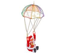FONDOTIN 1 Pz. Babbo Natale Elettrico Natale regalini Natalizi Decorazione Natalizia Natale Inter Giocattolo da Festa Giocattolo Musicale di Natale Tessuto Rosso