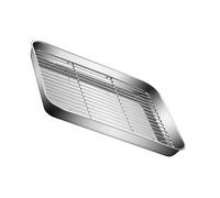 FONDOTIN 1 Set Teglie da Professionali Acciaio Inossidabile con Rete Raffreddamento Vassoio Multifunzionale per da e Resistente per e Raffreddamento Alimenti