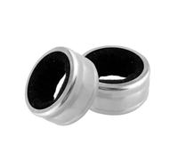 FONDOTIN 10 pezzi Anelli Salva Goccia per Bottiglie di Vino in Acciaio Inossidabile Collari Antigoccia con Interno in Spugna Assorbente Anti-trabocco e Protezione da Macchie per Bar e