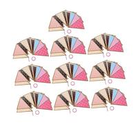 FONDOTIN 10 Pezzi Bandierine Triangolari Decorazione Multicolore Festone Bunting per Feste Casa Scuola