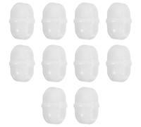 FONDOTIN 10 Pezzi Barre Magnetiche Ptpe per Agitatore da Laboratorio Bastoncini di Miscelazione Resistenti alla Corrosione Aste Magnetiche Bianche per Piastra Magnetica e Miscelatore