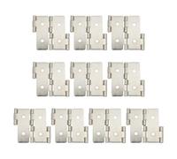 FONDOTIN 10 pezzi Cerniere Pieghevoli in Ferro Antiruggine per Porte e Schermi Doppia Azione Resistente e Silenzioso per Mobili e Infissi Domestici