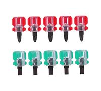 FONDOTIN 10 pezzi Mini Cacciaviti Portatili con Manico Trasparente Antiscivolo Cacciavite Croce e Piatto per Riparazioni Domestiche e Macchine da Cucire