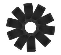 FONDOTIN 10 Pezzi morsetto del telefono accessori per selfie clip per telefono clip per treppiede adattatore per selfie Tripode del supporto per telefono Tripode per il cellulare AbS Black