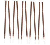 FONDOTIN 10 pezzi Pennelli Calligrafici Cinesi Medi per Principianti Versatile per Scrittura Pittura e Arte Tessuti Strumenti Tradizionali per Calligrafia e Disegno Artistico