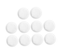 FONDOTIN 10 Pezzi Vassoio Sottovaso per Piante in Plastica Pp Resistente, Piatto Portavaso Bianco per Vasi da Esterno e Interni, Raccogligocce Leggero per Giardinaggio e Decorazioni Fai da Te