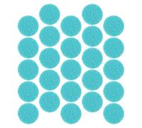 FONDOTIN 100 Cuscinetti Diffusori Circolari in Cotone Fibra ad Alta Assorbenza per Aromaterapia, Tampone Aromatico Sostituibile per Ciondolo 25 Mm, Diffusore Oli Essenziali Fai da Te