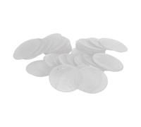 FONDOTIN 100 Dischi di Conchiglia Capiz Rotondi 3 Cm Doppio Foro per Campanelli Eolici Fai da Te, Ciondoli Naturali per Decorazioni Artigianali e Acchiappasogni, Accessori Leggeri
