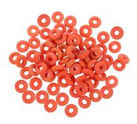 FONDOTIN 100 Pezzi Cerchio Della Coda Spezzato Anelli Di Taglio Della Coda Anelli Di Coda Elastici Per Castrare Le Capre Anello Ctr Anello Della Cintura Bovini e Ovini Gomma Da Cancellare