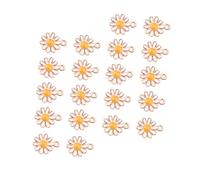 FONDOTIN 100 pezzi Ciondoli Girasole in Lega per Portachiavi e Collane Fai da Te Pendenti Leggeri per Gioielli Decorativi Accessori per Bomboniere e Charms di Artigianato