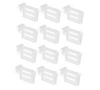 FONDOTIN 12 pezzi Divisori per Frigorifero Regolabili per Organizzazione Ottimale nella Laterale per Bottiglie e Ingredienti Facile da Installare per Conservazione Ordinata