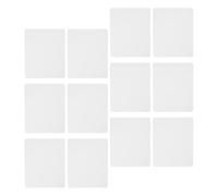 FONDOTIN 12 Pezzi Tappetino Trasferimento o Mouse in Bianco a e Gomma per Rettangolare Resistente All'usura Termico per Gaming Room e Professionale Scolastico