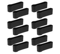 FONDOTIN 12pezzi Cinghie per Bastoni da Passeggio e Clip per Bastoni da Trekking Accessori per Fissaggio di Cinghie da Polso Regolabili per Ausilio alla Deambulazione