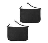 FONDOTIN 2 Grembiuli da Parrucchiere con Tasche Multiple Mezzo Grembiule da Lavoro con Cintura Regolabile in Vita Grembiule per Professionale per Salone e Trucco