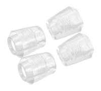 FONDOTIN 2 Paia Tappi Orecchio per Stetoscopio in Silicone Trasparente Ricambi Antirumore Morbidi Auricolari per Controllo Igiene e Sicurezza Medica