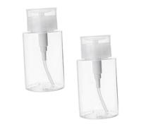 FONDOTIN 2 pezzi Bottiglie Viaggio per Cosmetici Riutilizzabili Perdite Dispenser Portatile per Lozioni e Detergente