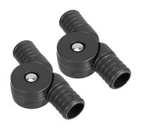 FONDOTIN 2 Pezzi Connettore Tubo Per Sedia Reclinabile in Plastica Resistente Kit Per Giunti Pieghevoli Per Sedia Da Spiaggia e Salotto Accessori Resistenti Per Riparazione e Trasporto Faci