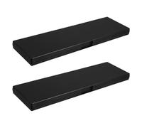 FONDOTIN 2 Pezzi Custodia Portatile per Calibro Digitale in Plastica Nera Imbottitura Interna in Spugna, Organizer Leggero per Utensili di Misura in Officina e Ingegneria