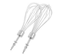 FONDOTIN 2 pezzi in Acciaio per Sbattitore Elettrico Mini Hand Drill Mixer Accessori per Montare e Uova Design per Miscelazione Veloce e Omogenea Riutilizzabile