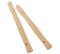 FONDOTIN 2 Pezzi Manici in Legno per da Sostitutivi Manici Leggeri e Resistenti in Legno Quercia Facili da Installare con Impugnatura Confortevole per Strumenti da Lavoro