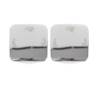 FONDOTIN 2 Pezzi Manopola Deviatrice Doccia in Metallo Argento Selettore a Velocità per Controllo Flusso Acqua, Accessorio Bagno Moderno per Sostituzione Rubinetto