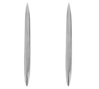 FONDOTIN 2 Pezzi Pottery Modeling Tool in Stainless Steel Ergonomic Clay Sculpting Fettling Knife for Ceramic Art Repair Polymer Clay Wax Carving Precision Sculpting Tool for Hobbyists And