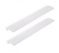 FONDOTIN 2 pezzi Protezione per Fessure Cucina Bianco Resistente Al Calore Antimpronta Copri Piano Cottura Facile da