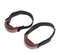 FONDOTIN 2 Pezzi Protezione Puntale Scarpe Silicone con Fasce Rosa Copriscarpe Antinfortunistici Ammortizzanti per Cantieri e Magazzini Sovrascarpe Protettive Unisex Leggere e Resistenti