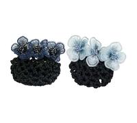 FONDOTIN 2 Pezzi Rete per Chignon da Balletto Leggero per Chioma da Donna, Accessori Eleganti e Chic per Creare un Look Raffinato, come Regalo