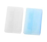 FONDOTIN 2 pezzi Spazzola Bagno Sensoriale per Ragazzo Ragazza Pennello Massaggio Delicato per Addestramento Sensoriale Bagnetto Blu e Bianco per Pulizia Profonda e Relax
