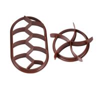 FONDOTIN 2 Pezzi Stampo per Pane Rotondo e in Plastica Timbri da Forno Antiaderenti per DIY Incisione e Decorazione Pasta per Cucina e Professionale
