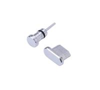 FONDOTIN 2 Pezzi Tappi Antipolvere Jack Cuffie e Micro USB in Alluminio Compatibili Smartphone e Honor Design Elegante e Resistente