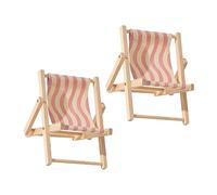 FONDOTIN 2 pezzi Telefono Scrivania in Legno Supporto Design Sdraio Spiaggia Stabile e Compatto e Decorazione Desktop Funzionale