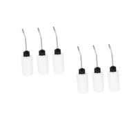 FONDOTIN 2 Set Oliatori per Macchine da Cucire con Beccuccio Ferro E Bottiglie Olio Piccole Antisgocciolo per Precisione E Officina Design Durevole Perdite 3 Pezzi*2