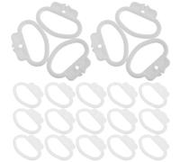 FONDOTIN 20 Pezzi Maniglie ad Anello per Carillon Corda da Tirare Accessori di Ricambio in Materiale PP Resistenti Compatibili Carillon a Cordino per Sostituzione Facile e Avvio