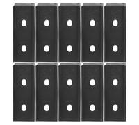 FONDOTIN 20 Pezzi Paracolpi per Gambe di Mobili a Forma di Barca, Cuscinetti Protettivi Antiscivolo per Sedie da Ufficio, Protezioni per Pavimenti in Gomma per Legno Duro e