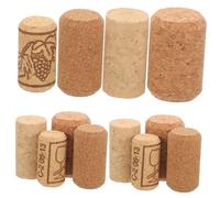 FONDOTIN 20 pezzi Tappi Sughero per Bottiglie Vino in Sughero Tappi Conici e Riutilizzabili Chiusura Ermetica per Conservazione Freschezza e Adatti Diverse Dimensioni Bottiglie