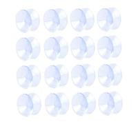 FONDOTIN 20 pezzi Ventose Doppia Faccia Antiscivolo per Piani in Vetro e Specchi Sucker Pads Resistenti e Facili da Installare per Fissaggio Stabile