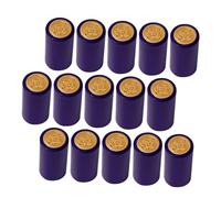 FONDOTIN 200 Pezzi Capsule Vino Termoretraibili Rosse Tappi Premium Flessibili per Sigillare Bottiglie Vino Fatto in Casa Coperture e Facili da Rimuovere