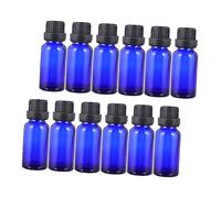 FONDOTIN 20pezzi Bottiglie Orifizio per Oli Essenziali in Vetro Piccoli Contenitori per Profumi e Cosmetici Fiale di Vetro Portatili per Campioni e Viaggi